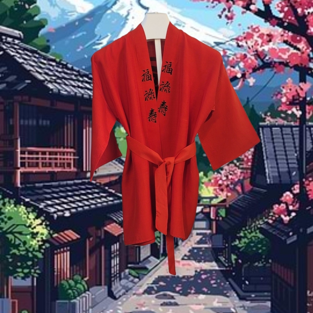 Japanese Red Festival Jacket